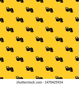 Adapter pipe pattern seamless vector repeat geometric yellow for any design