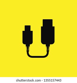 adapter usb icon vector