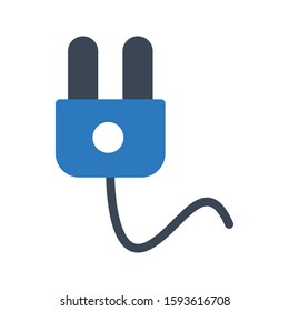 adapter vector glyph color icon 