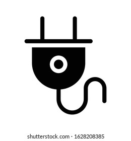 adapter vector glyph flat icon 