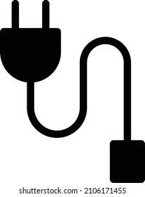 Ilustración vectorial del adaptador en un fondo transparente.Símbolos de calidad premium.Icono vector glifos para el diseño de concepto y gráfico.
