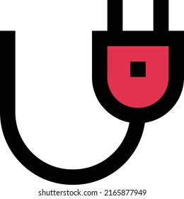 Ilustración vectorial del adaptador en un fondo transparente.Símbolos de calidad premium.Icono vectorial de trazo para el concepto y el diseño gráfico.