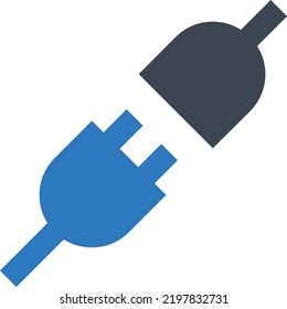 Ilustración vectorial del adaptador en un fondo transparente.Símbolos de calidad premium.Icono vectorial glifos para concepto y diseño gráfico.