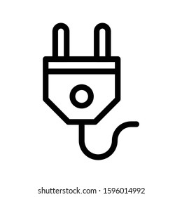 adapter vector thin line icon 