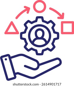 Adaptive Icon Color Vector Illustration