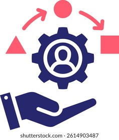 Adaptive Icon Fill Vector Illustration
