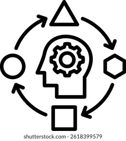 Adaptive Icon Line Vector Illustration