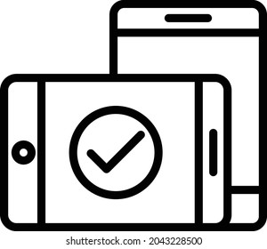 Adaptive Isolated Vector icon which can easily modify or edit

