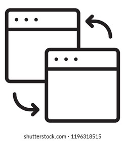 An adaptive layout also called responsive design 