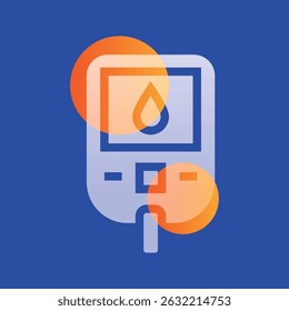 Adaptive learning glassmorphism illustration. Transparency blur elements. Ui layered design. Vector isolated element.