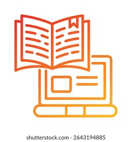 Elemento de ícone de aprendizado adaptativo para design