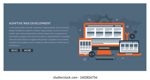 adaptive web development different electronic devices