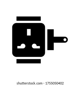 Adaptor  icon or logo isolated sign symbol vector illustration - high quality black style vector icons
