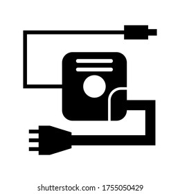 Adaptor  icon or logo isolated sign symbol vector illustration - high quality black style vector icons
