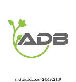 Diseño de Vector de logotipo de letra ADB, logotipo simple y moderno ADB. Diseño de alfabeto de lujo ADB
