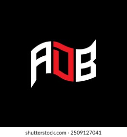 Design de logotipo ADB, ADB logotipo simples e moderno. ADB design de alfabeto luxuoso  
