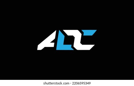  ADC letter logo design on black background. ADC creative initials letter logo concept. ADC letter design. 