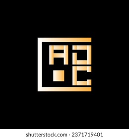 ADC letter logo vector design, ADC simple and modern logo. ADC luxurious alphabet design  