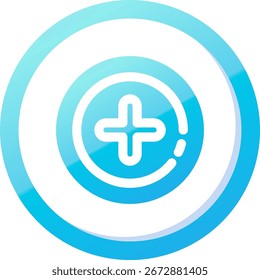 Añadir diseño de icono de Vector de 2 líneas
