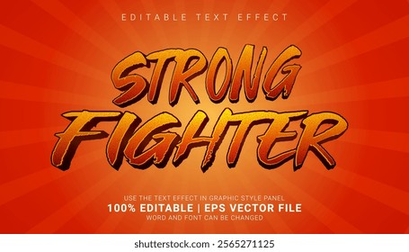 Add action and intensity to your designs with this 3D Fighter Text Effect. Perfect for gaming projects, posters, social media, and dynamic visuals, this high-quality effect.