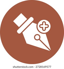 Adicionar ilustração de design de ícone de vetor de âncora