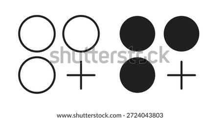 Add apps icons logo design, Pictogram Icons