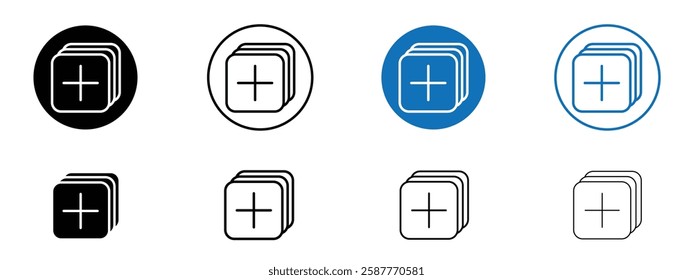 Add apps icons pack vectors for app and web ui designs