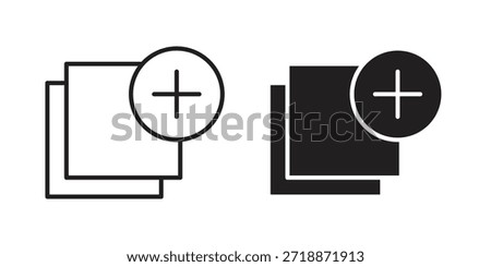 Add apps icons sign vectors. suitable for web, app, infographic, etc
