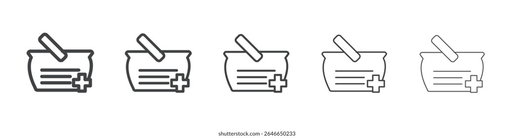 Add basket icon flat simple outline logo