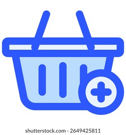 Símbolo do ícone Adicionar à Cesta. Ilustração vetorial.