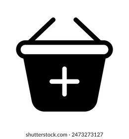 Añadir A La Cesta Ilustración De Diseño De Vector De Iconos