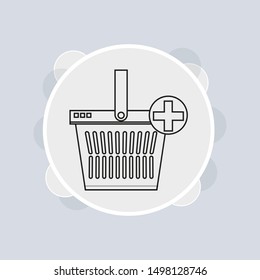 Add, basket Isolated Vector Icon which can be easily modified or edited