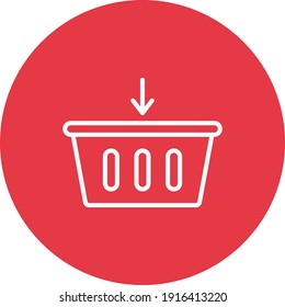 Add, basket, shopping icon vector image. Can also be used for information technology. Suitable for use on web apps, mobile apps and print media.
