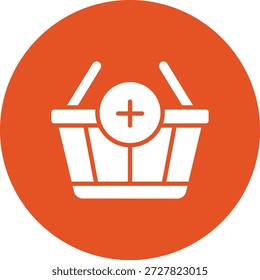 Adicionar à cesta Ilustração de Design de Ícone de Vetor