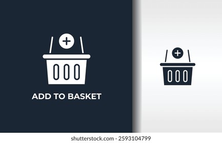 Add To Basket Vector, Icon Or Logo Sign Isolated Symbol Illustration
