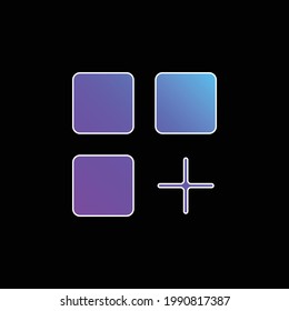 Add blue gradient vector icon