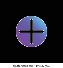 Add blue gradient vector icon