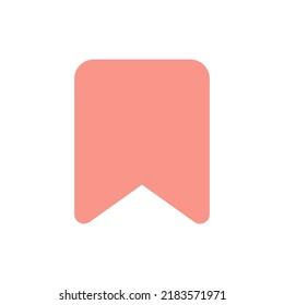 Add bookmark flat color ui icon. Saving webpage. Reading list. Ebook reader. Highlighting progress. Simple filled element for mobile app. Colorful solid pictogram. Vector isolated RGB illustration