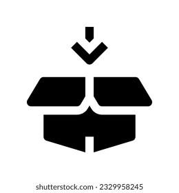 añadir al icono de caja para tu sitio web, móvil, presentación y diseño de logotipo.