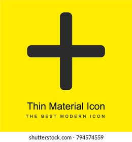 Add bright yellow material minimal icon or logo design