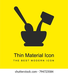 Add bright yellow material minimal icon or logo design