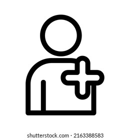 add business man icon or logo isolated sign symbol vector illustration - high quality black style vector icons
