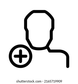 add business man icon or logo isolated sign symbol vector illustration - high quality black style vector icons
