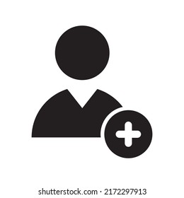 add business man icon or logo isolated sign symbol vector illustration - high quality black style vector icons
