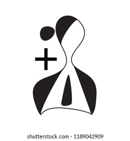 add businesswoman user icon vector.