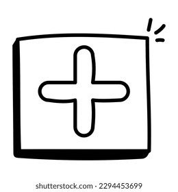 Schaltfläche-Doodle-Symbol hinzufügen, Mediensteuerung 