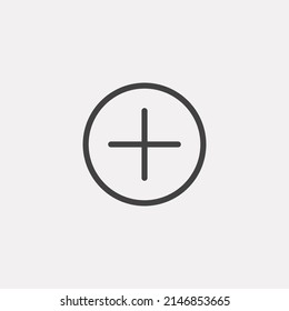 Añadir un icono de botón vector,Símbolo, ilustración de logotipo para web y móvil