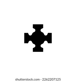 Add button. Add icon. Simple style Christian religion holiday poster background symbol. Cross brand logo design element. Cross t-shirt printing. vector for sticker.