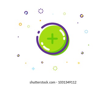 The Add Button Illustration