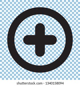 Add button vector icon